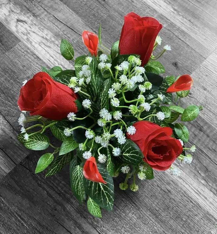 Ikebana malá - Růže červená