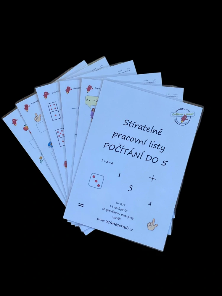 Pracovní listy počítaní do 5