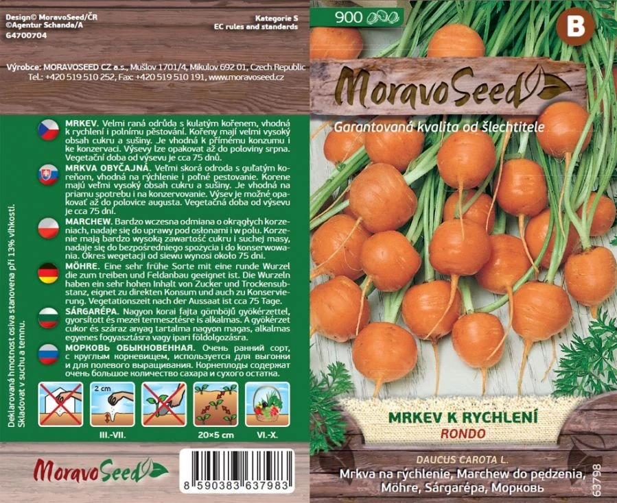 Mrkev obecná vel. ran. kulatá RONDO (PARISER MARKT 4)_900 s
