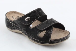 Dámské zdravotní pantofle  SANTÉ - DS/152 - NERO