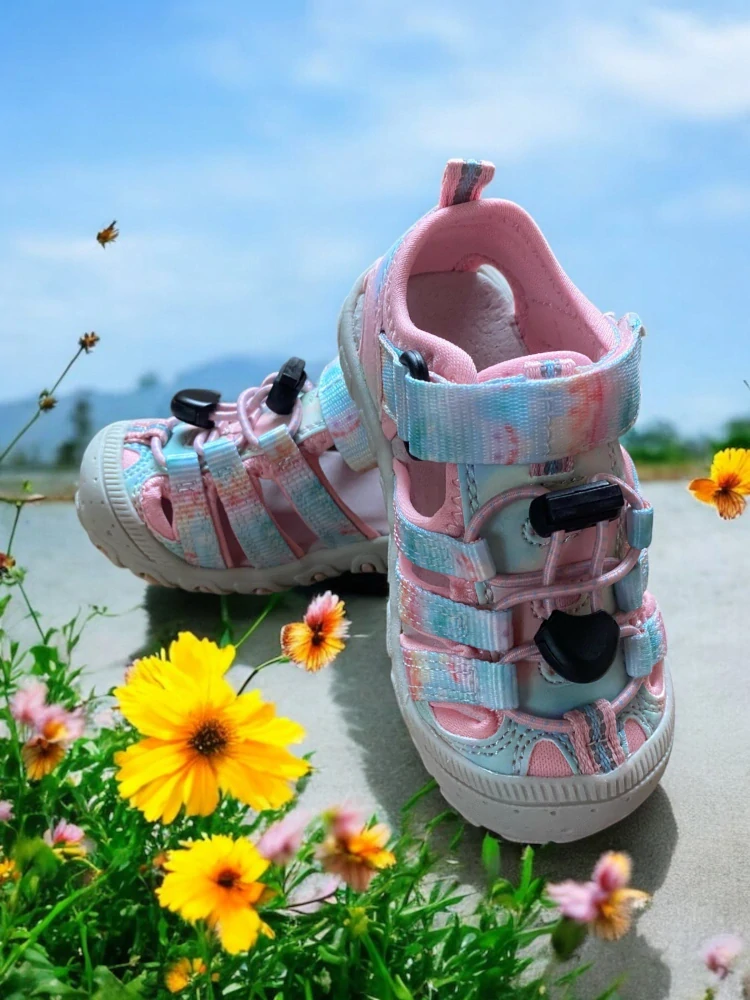 Dětská vycházková obuv Santé  -HN/47 PINK/MINT