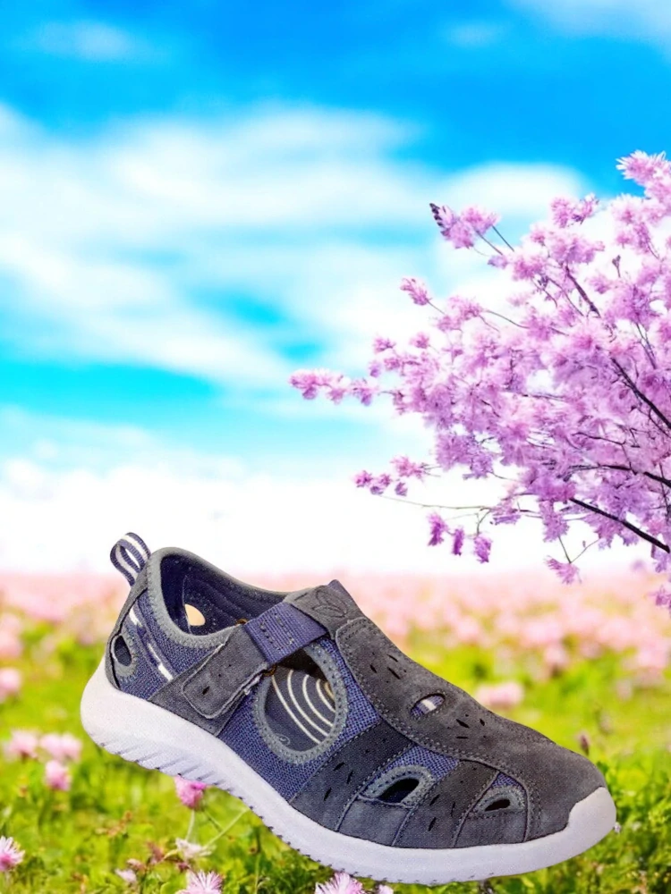 Dámská vycházková zdravotní obuv - SANTÉ WD/704 NAVY