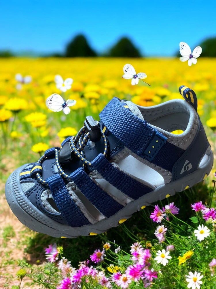 Dětská vycházková obuv Santé - HN/47 BLUE 